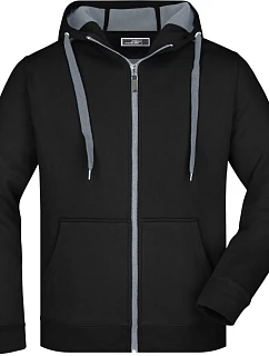 JN Pánská mikina Doubleface 02.0 black/carbon model 22486055 - Daiber
