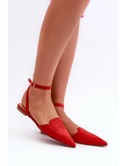 Šněrovací z se  červené model 21666749 - Boto