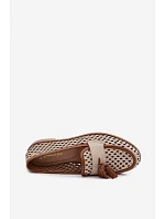 Kožené Ažurové Mokasíny Dámské model 22133515 - Maciejka