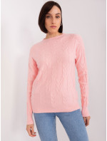 Sweter AT SW 2340.22 jasny różowy