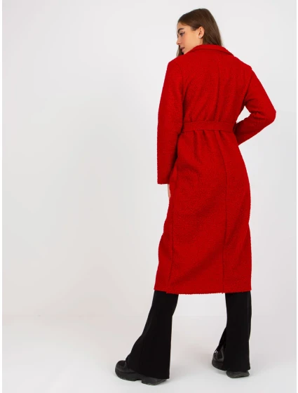 Kabát TW CZ BI model 17766913 tmavě červená - FPrice Kabát TW CZ BI model 17766913 tmavě červená - FPrice