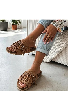 Klapky na platformě model 229767 Solea