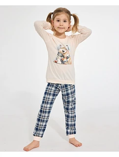 Pyžamo Cornette Kids Girl 594/203 Home Friends, délka rukávů 86–128