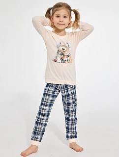 Pyžamo Cornette Kids Girl 594/203 Home Friends, délka rukávů 86–128