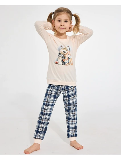 Pyžamo Cornette Kids Girl 594/203 Home Friends, délka rukávů 86–128 Pyžamo Cornette Kids Girl 594/203 Home Friends, délka rukávů 86–128