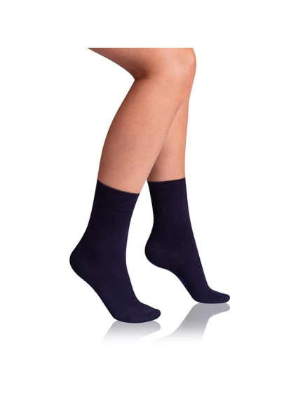 Dámské bambusové ponožky BAMBUS model 21890733 COMFORT SOCKS  tmavě modrá - Bellinda