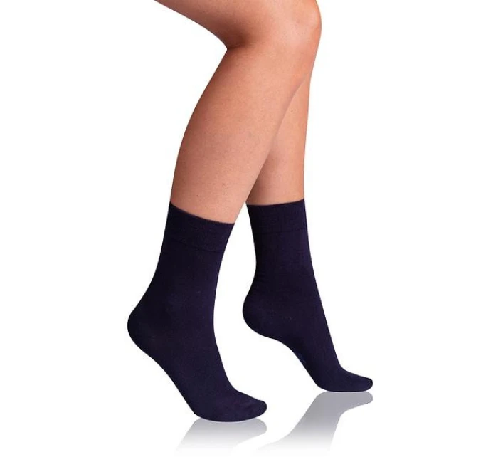 Dámské bambusové ponožky BAMBUS model 21890733 COMFORT SOCKS  tmavě modrá - Bellinda
