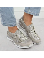 Rieker W L32P6-90 RKR764 ažurové polobotky