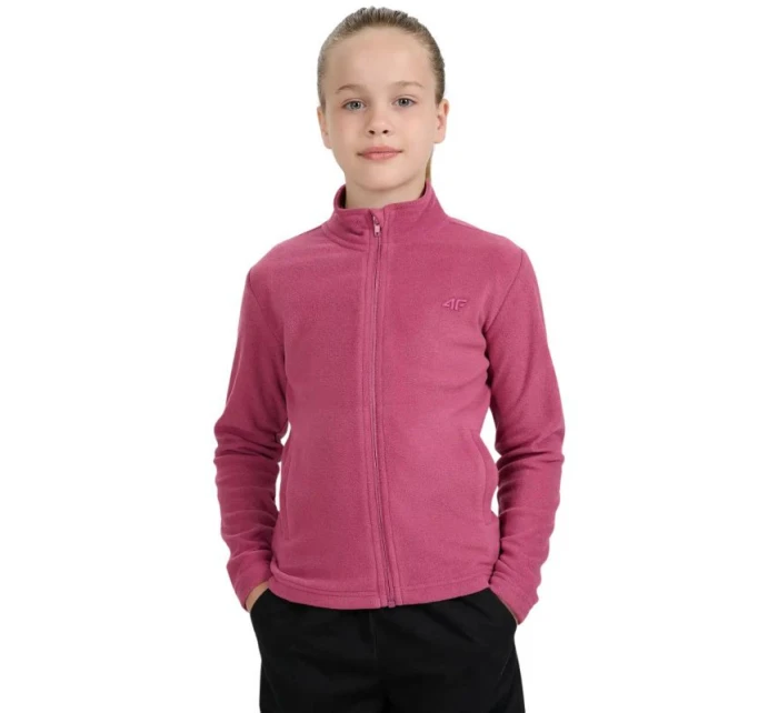 Dívčí fleece 4F F346 tmavě fialový 4FJWAW25TFLEF346 50S Dívčí fleece 4F F346 tmavě fialový 4FJWAW25TFLEF346 50S