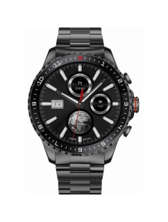 GRAVITY GT16-2 Black / Black Bracelet Pánské chytré hodinky