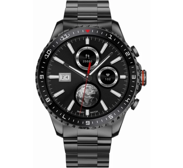 GRAVITY GT16-2 Black / Black Bracelet Pánské chytré hodinky GRAVITY GT16-2 Black / Black Bracelet Pánské chytré hodinky