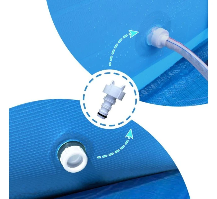 BAZÉN S OVÁLNÝM RÁMEM 300X76CM 17798