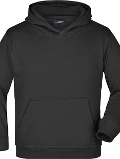 JN Dětská mikina s kapucí 02.0 black model 22525525 - Daiber