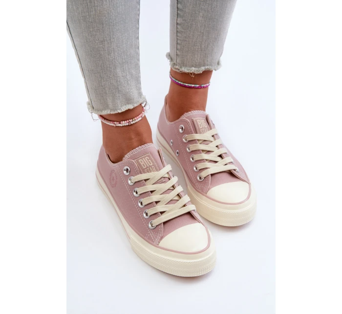 Nízké dámské tenisky Big Star model 21654816 Růžové - Big Star Shoes