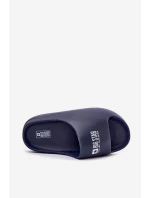 Pánské Pěnové Pantofle S Logem Big Star RR174A014 Tmavě Modré Pánské Pěnové Pantofle S Logem Big Star RR174A014 Tmavě Modré