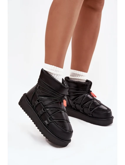 Dámské sněhule na platformě DFranklin DFSH370020 Černé