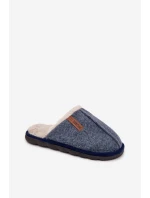 Mužské klasické pantofle modré Makis