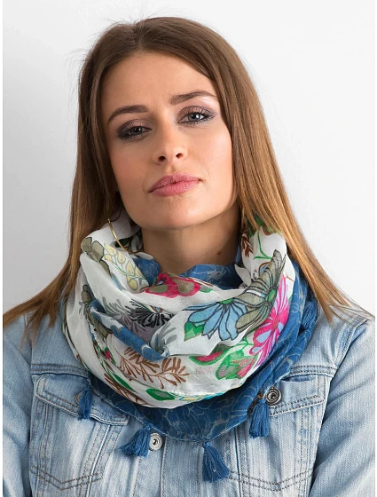 Chustka AT CH model 18487025 ciemny niebieski - FPrice
