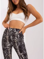 DHJ kalhoty SP 13926 7.52P černá a béžová