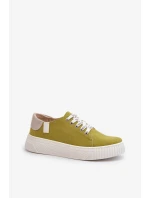 Dámské tenisky MEMORY FOAM SYSTEM BIG STAR Lime Dámské tenisky MEMORY FOAM SYSTEM BIG STAR Lime