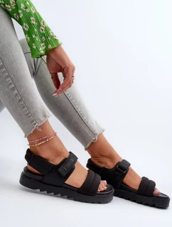 Dámské sandály na platformě Big Star černé