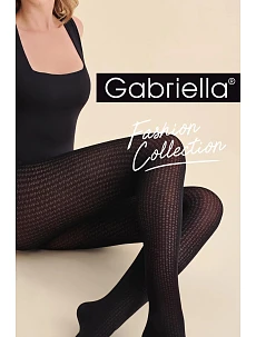 Dámské punčochové kalhoty Celest Code 1217 Černá vzor - Gabriella