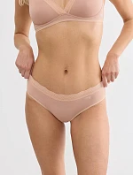 Dámské kalhotky GO Blush Hipster 2P Cameo Brown hnědé - SLOGGI