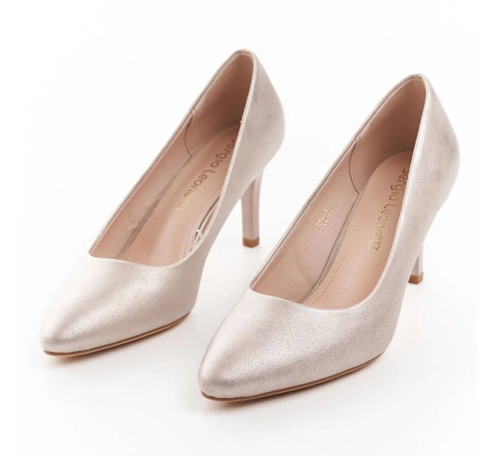 Sergio Leone W 1336 zlaté jehlové podpatky Sergio Leone W 1336 zlaté jehlové podpatky