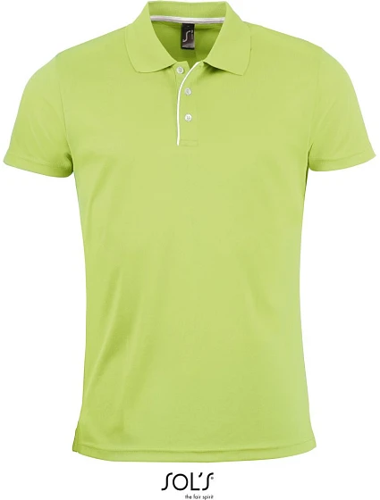 SOL'S Performer Men Pánské piqué sportovní polo 25.1199 apple green SOL'S Performer Men Pánské piqué sportovní polo 25.1199 apple green