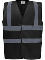 Yoko HVW 100 Hi-Vis bezpečnostní vesta 79.W100 black Yoko HVW 100 Hi-Vis bezpečnostní vesta 79.W100 black
