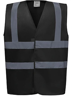 Yoko HVW 100 Hi-Vis bezpečnostní vesta 79.W100 black