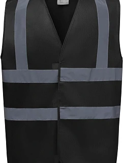 Yoko HVW 100 Hi-Vis bezpečnostní vesta 79.W100 black