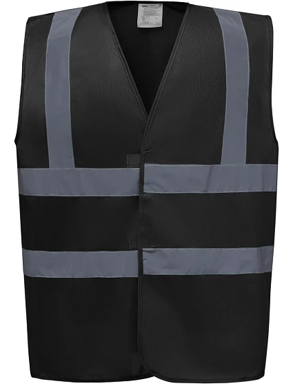 Yoko HVW 100 Hi-Vis bezpečnostní vesta 79.W100 black Yoko HVW 100 Hi-Vis bezpečnostní vesta 79.W100 black