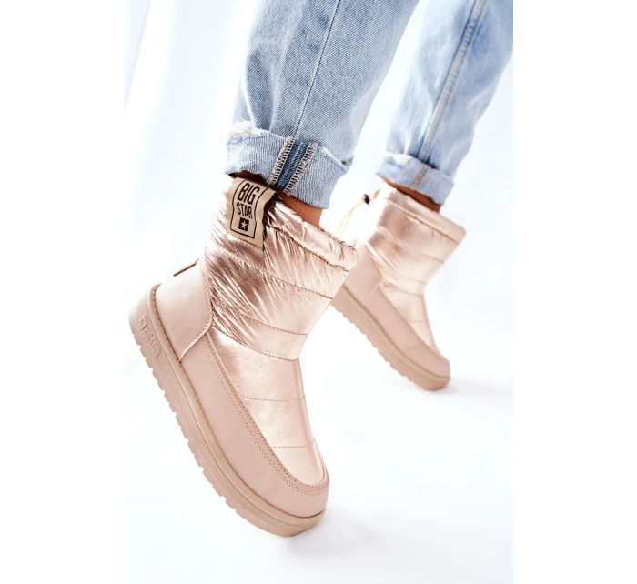 Dámské Sněhule Big Star model 21562603 Béžové - Big Star Shoes