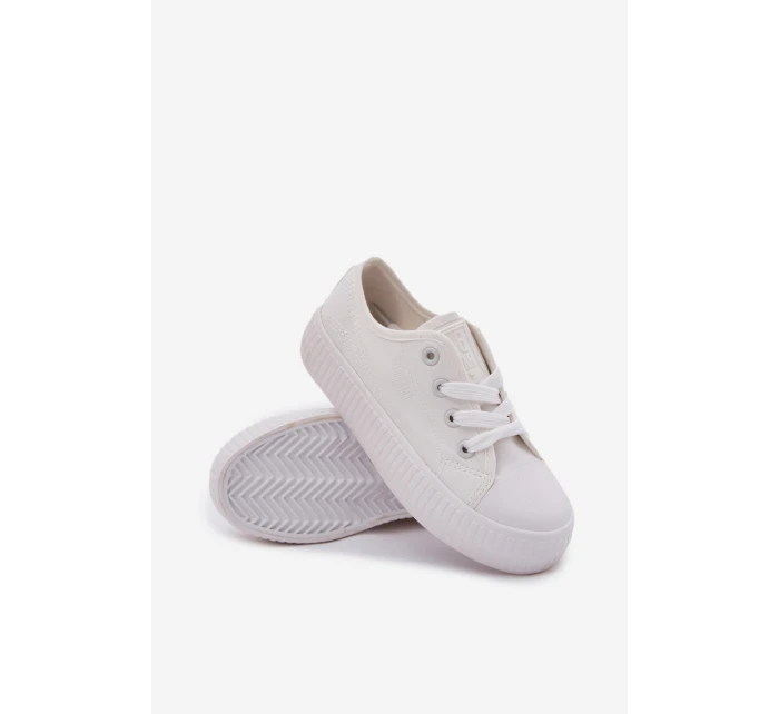 Dětské Šněrovací Boty Big Star model 21693054 Bílé - Big Star Shoes Dětské Šněrovací Boty Big Star model 21693054 Bílé - Big Star Shoes