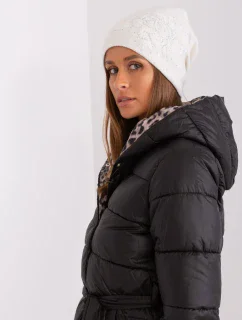 Czapka AT CZ model 18990857 ecru - FPrice