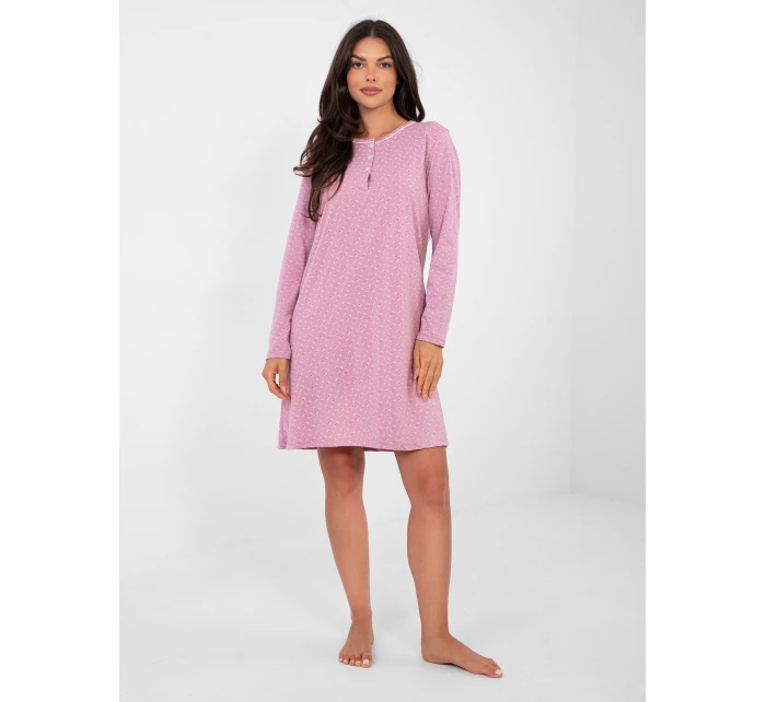 DU KN noční košile FP 105.36 tmavě růžová