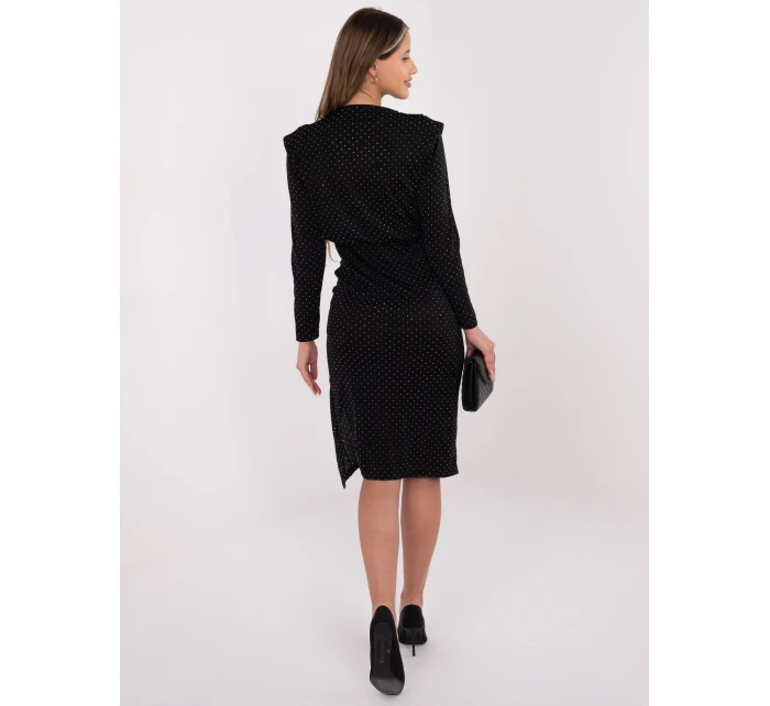 Sukienka IT SK model 21800520 czarny - FPrice Sukienka IT SK model 21800520 czarny - FPrice