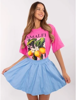 Sukně MI SD 2547.24 světle modrá