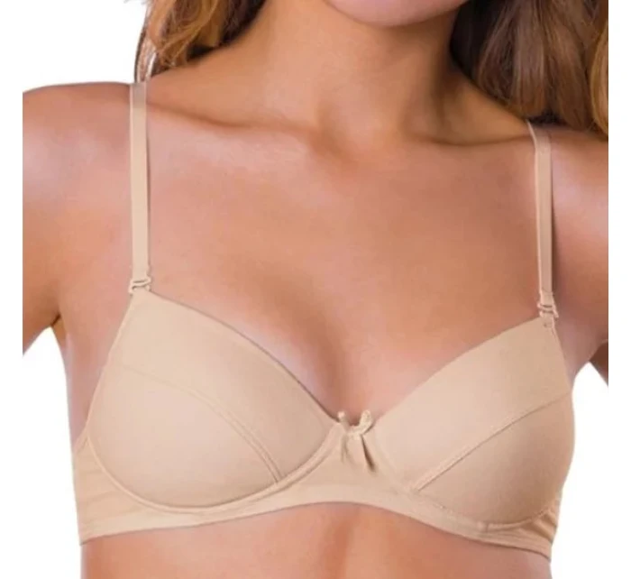 Dívčí podprsenka TBC 024 Béžová - Key Dívčí podprsenka TBC 024 Béžová - Key