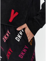 Dámské pyžamo YI2822686F černé se vzorem - DKNY