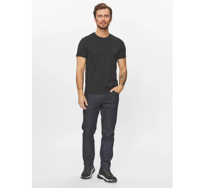 Pánské tričko 110853 3f755 00020 černé - Emporio Armani Pánské tričko 110853 3f755 00020 černé - Emporio Armani