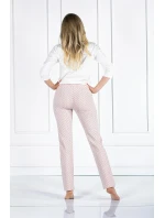 Dámské pyžamo Eliza Ecru s béžovou - Momenti Per Me