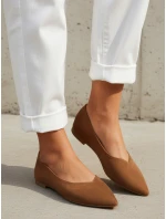 Baleriny damskie w brązowe model 22014015 - FashionStreet