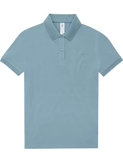 B&C My Polo 210 /women Dámské piqué polo z těžké bavlny 01.W463 amalfi blue