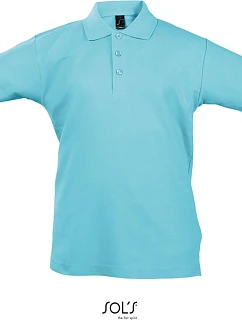 SOL'S Summer Kids II Dětské piqué polo 25.1345 atoll blue
