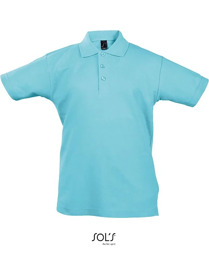 SOL'S Summer Kids II Dětské piqué polo 25.1345 atoll blue SOL'S Summer Kids II Dětské piqué polo 25.1345 atoll blue