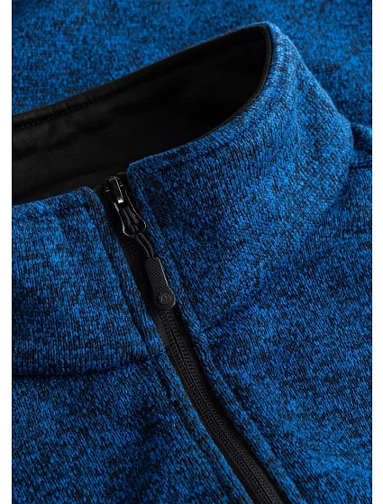 7700 Pánská pracovní pletená fleecová bunda model 22517044 heather royal - Promodoro 7700 Pánská pracovní pletená fleecová bunda model 22517044 heather royal - Promodoro