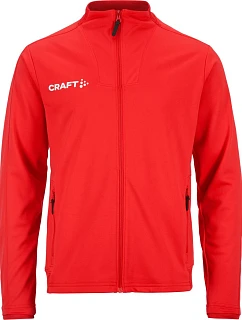 Craft Teamwear Evolve 2.0 Full Zip Jacket Jr Dětská tréninková bunda 82.4763 bright red