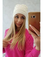 Fleecová čepice Marta K231 ecru Fleecová čepice Marta K231 ecru